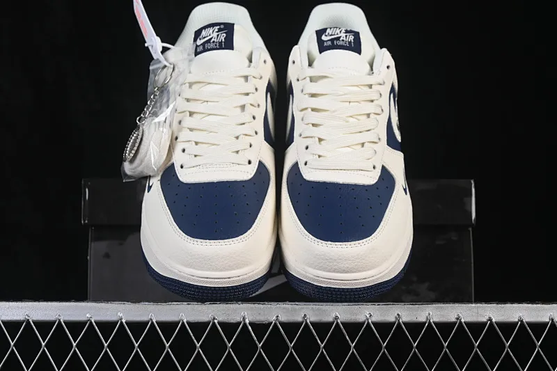 All Categories Nk Air Force 1 Air Force Series Nk Air Force 1 Low Air Force Low Nike Air Force 1'07 Low Off-White Navy Contrast Color Air Force One Low-top Casual Sneakers DN1688-817
